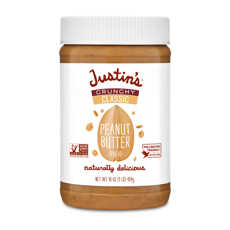 Justins Peanut Butter Crunchy 16oz