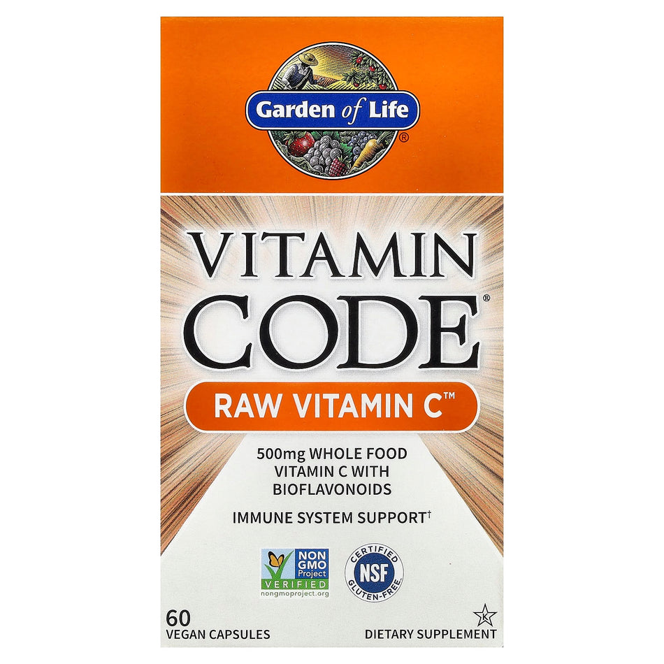 Garden of Life Vitamin Code Raw Vitamin C 60cp