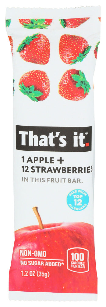 Thats It Bar Fruit Apple Strawberry 3oz