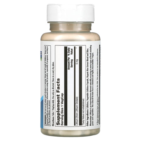 Kal Lithium Orotate 5mg 60vc-[HealthWay]