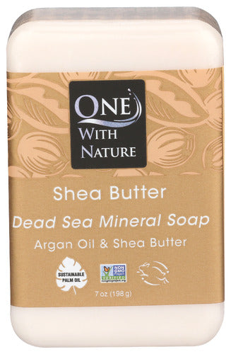 One With Nature Soap Bar Shea Butter 7oz