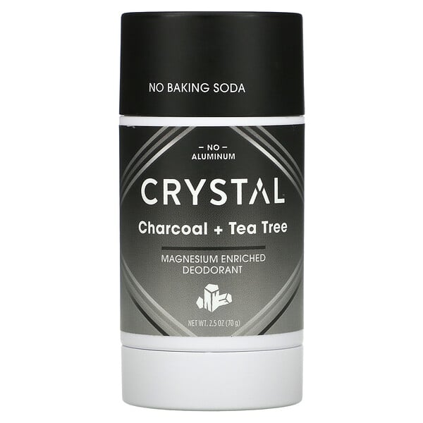 Crystal Deod Charcoal +TeaTree 2.5oz