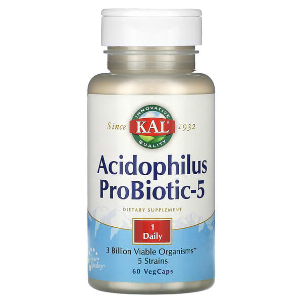Kal Acidophilus ProBiotic-5 60cp-[HealthWay]