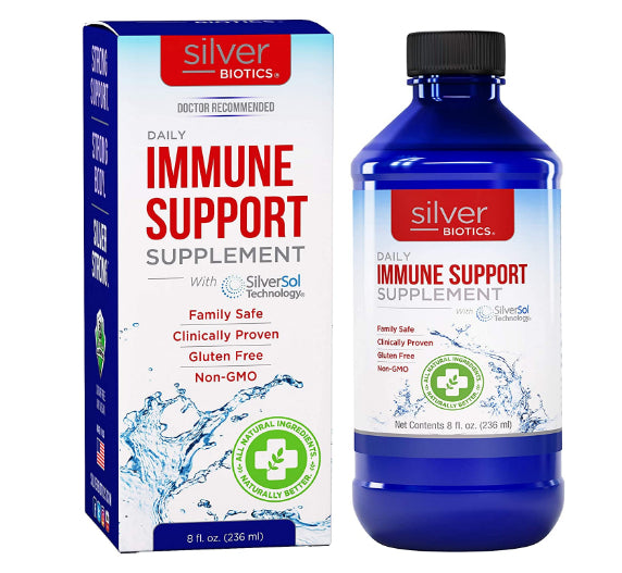 Front Label ABLabs SilverBiotic 8oz | Healthway