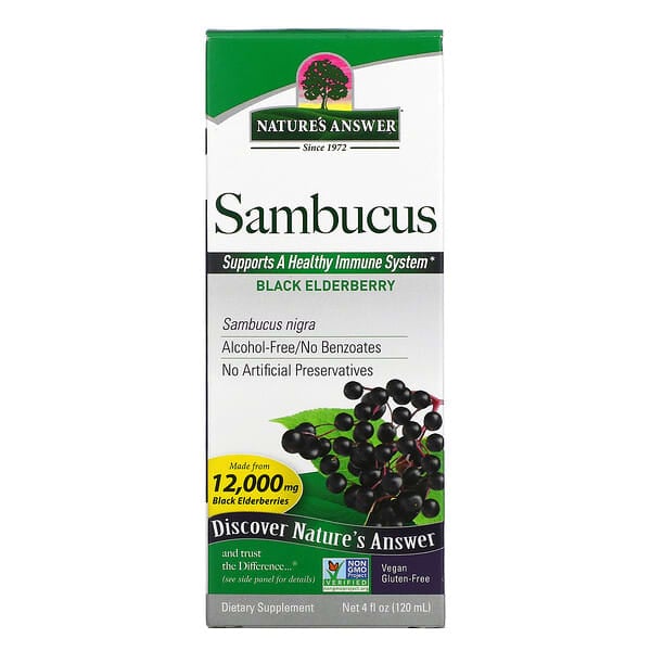 Natures Answer Sambucus Elder 4oz-[HealthWay]