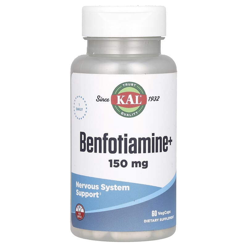benfotiamine label front healthway