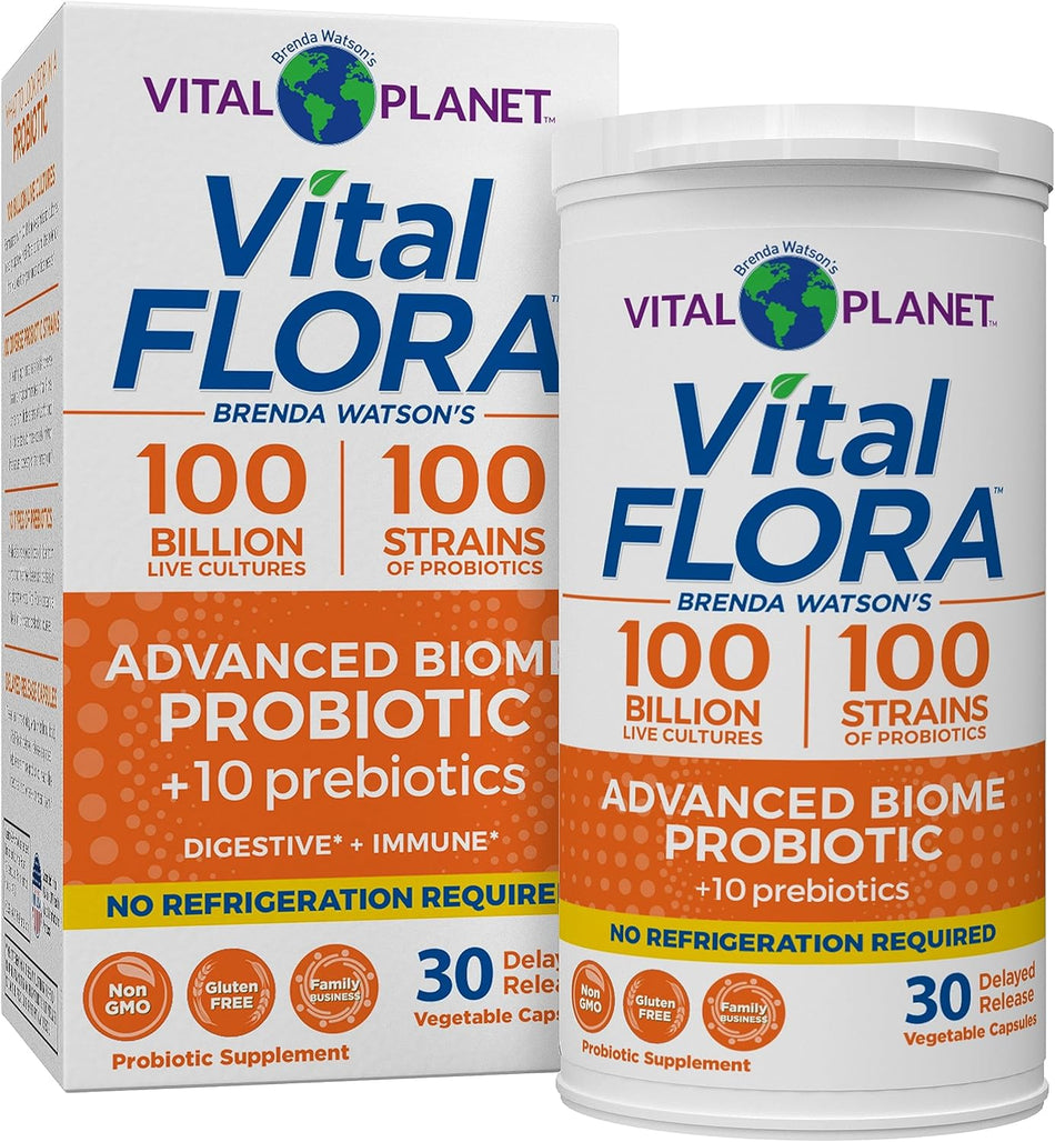 Vital Flora Advancd Biome Probiotic 100B 30c