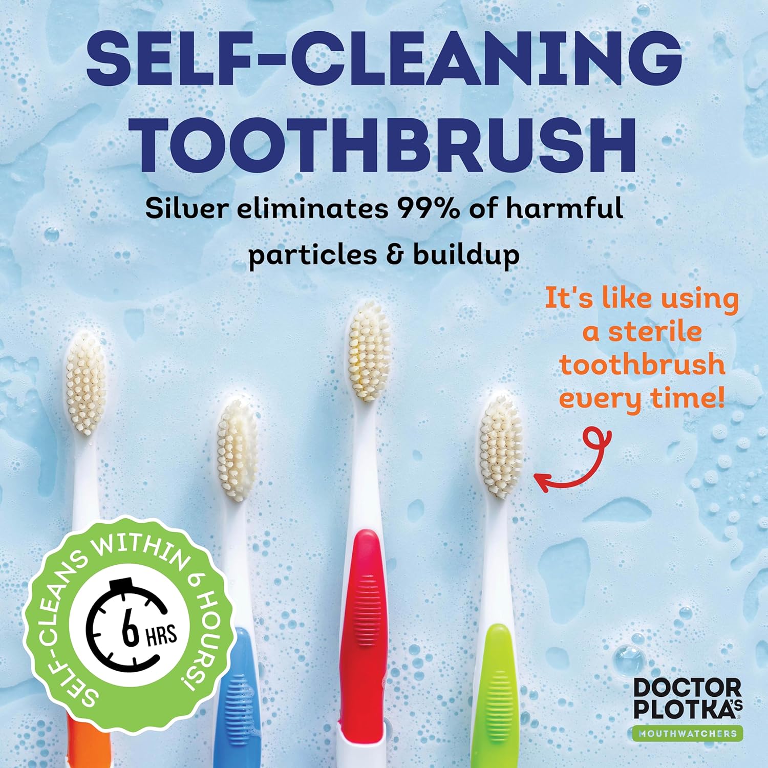 MouthWatchers Toothbrush Soft Green Adult