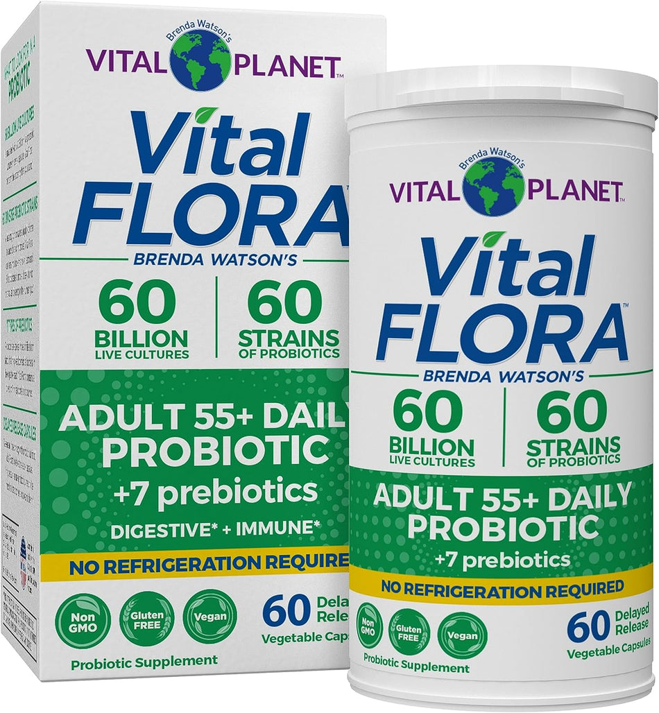 Vital Flora Adult 55+ Probiotic 60B 60cp