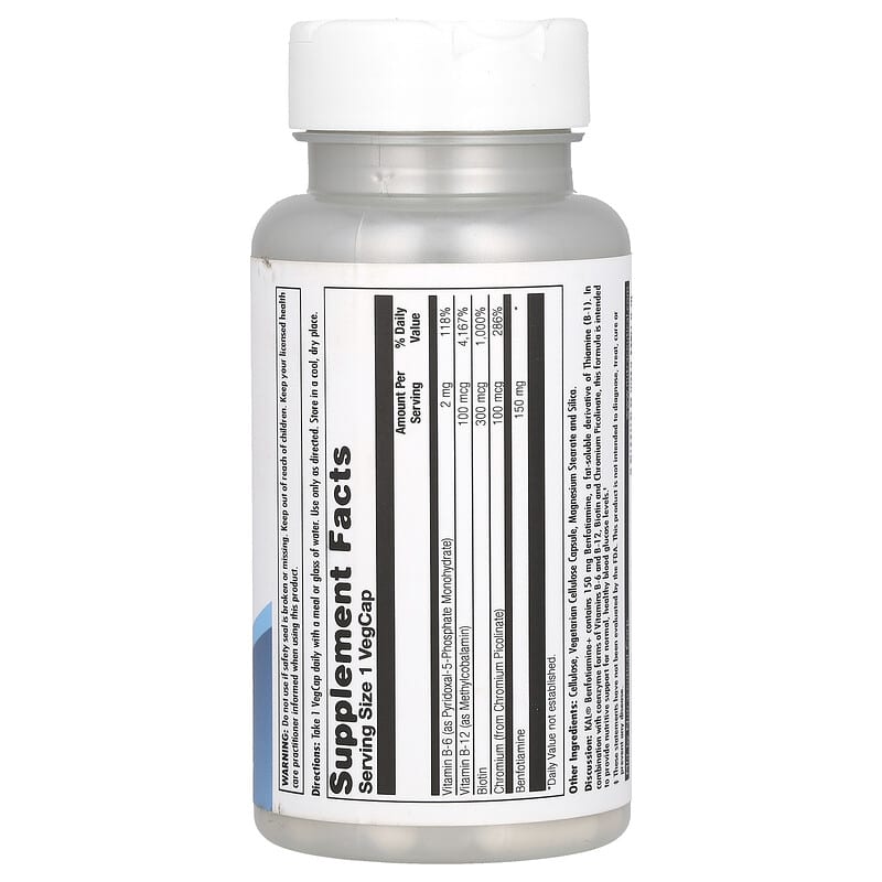 benfotiamine label back healthway