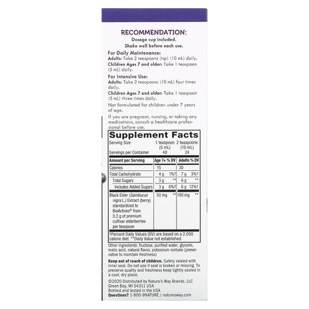 Natures Way Sambucol 8oz-[HealthWay]