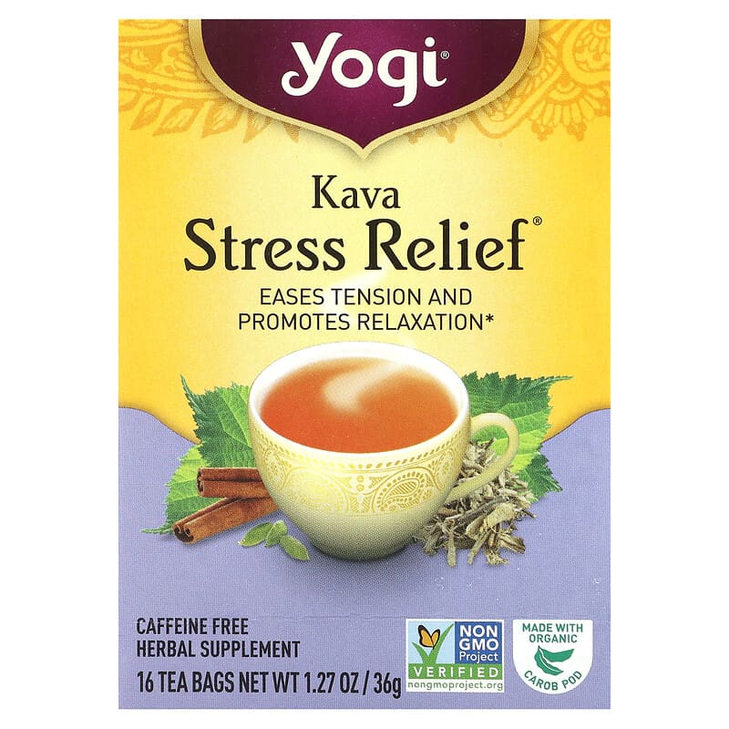 Yogi Kava Stress Relief Tea 16bg-[HealthWay]