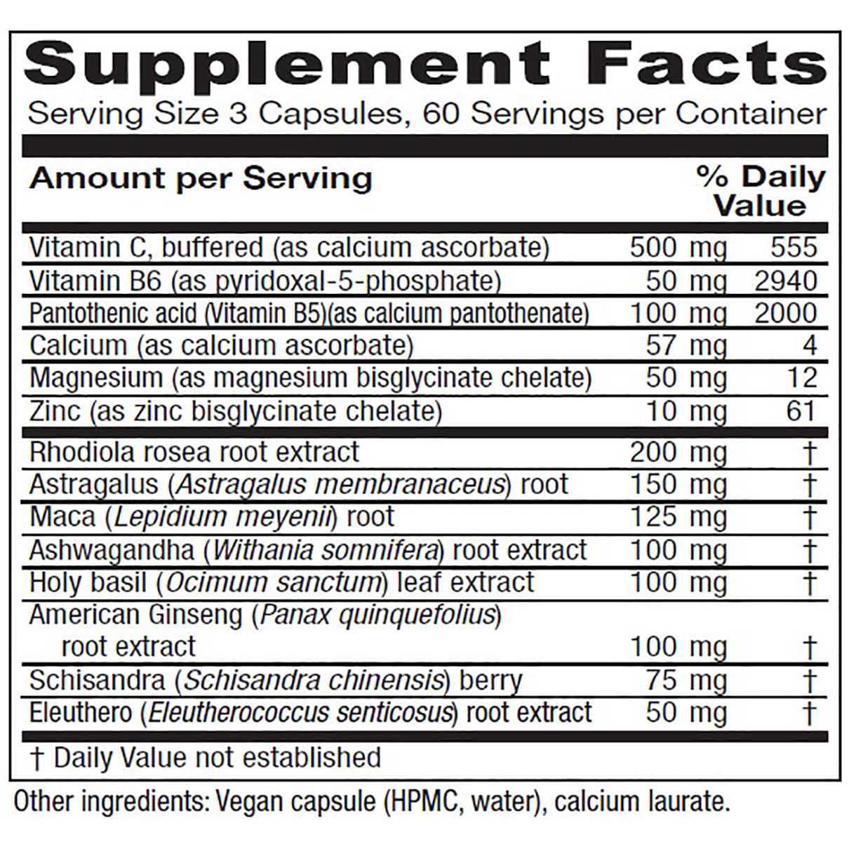 Vitanica Adrenal Assist 180vc-[HealthWay]