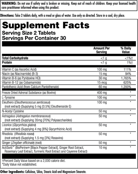 Kal Adrenal Vitality 60tb-[HealthWay]