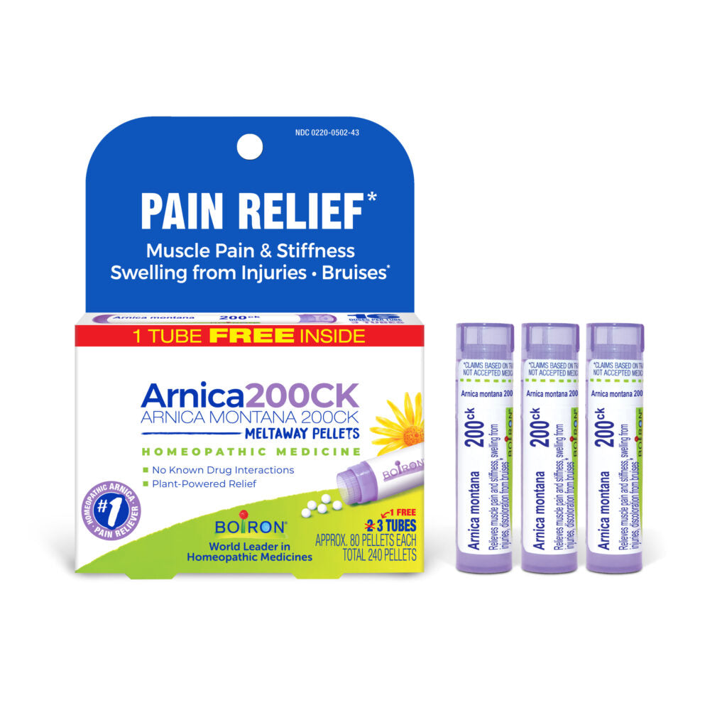 Front Label Boiron Arnica 200ck 3pk | Healthway