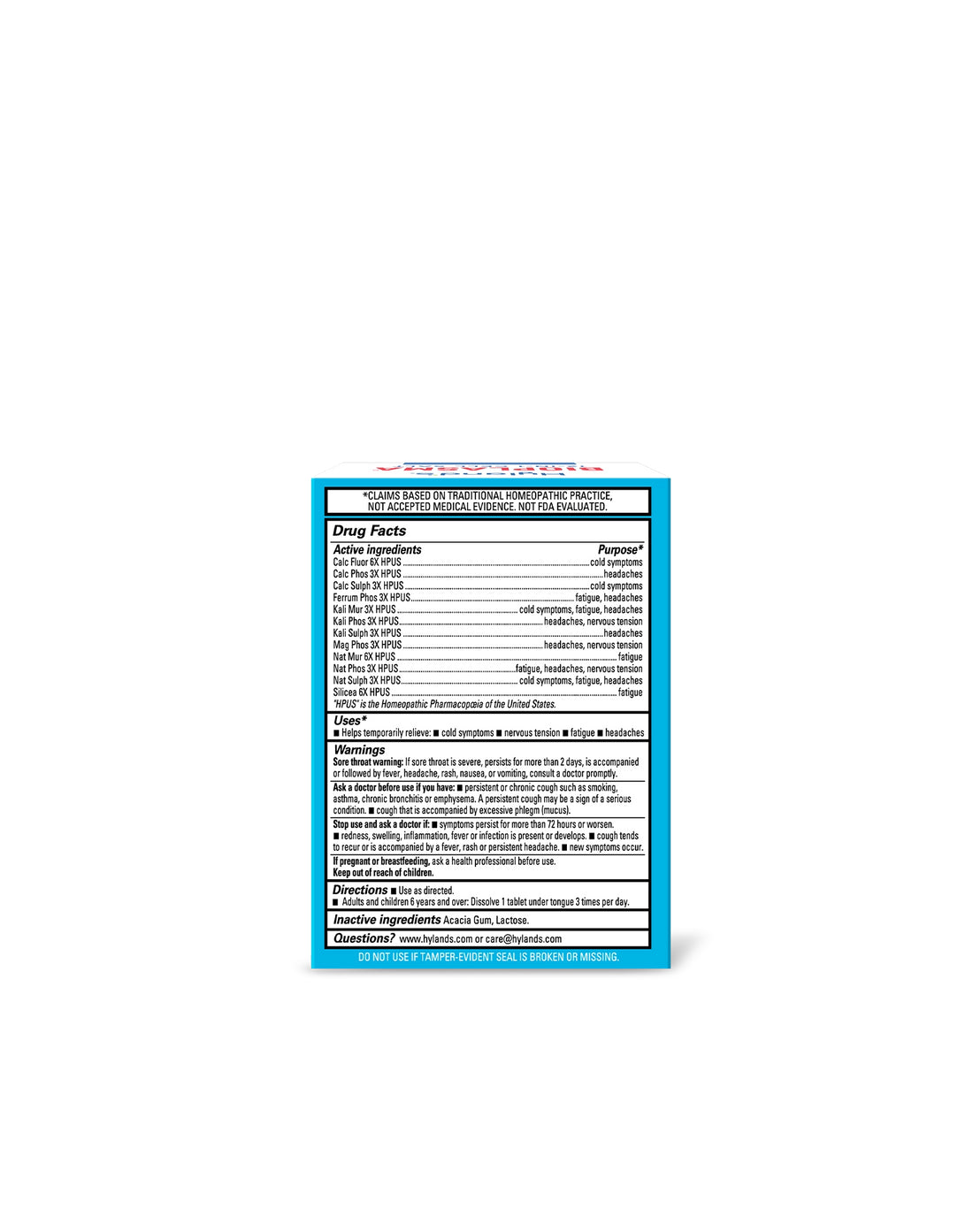 Supplements - Hylands BioPlasma 100tb