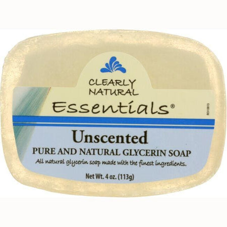 Clearly Natural Soap Unscented 4oz-[HealthWay]