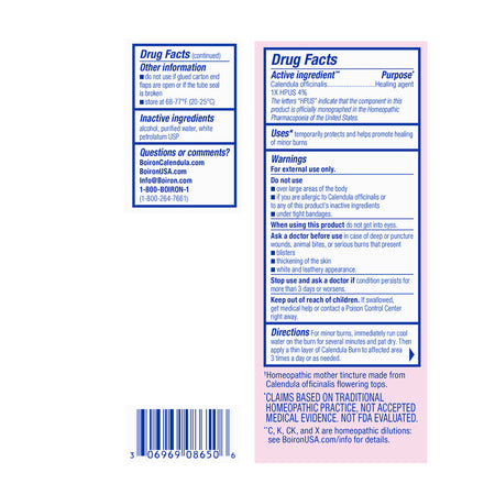 Boiron Calendula Burn Cream 1oz-[HealthWay]