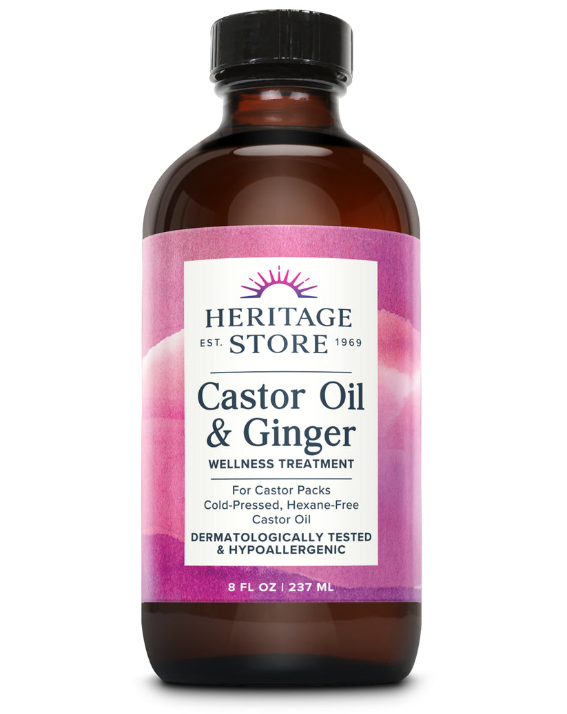 Heritage Castor Oil & Ginger 8oz