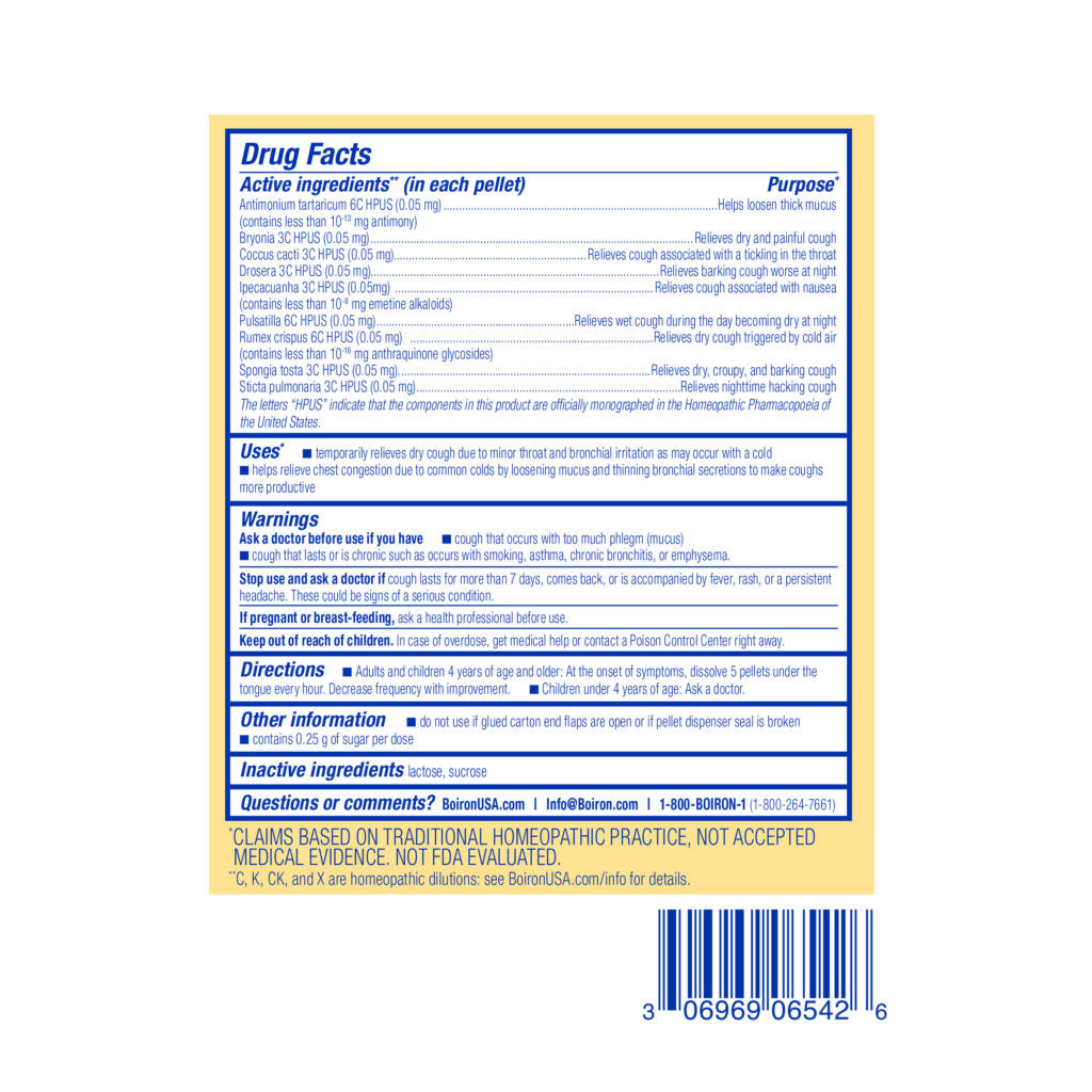 Boiron Chestal Pellets 16 Dose