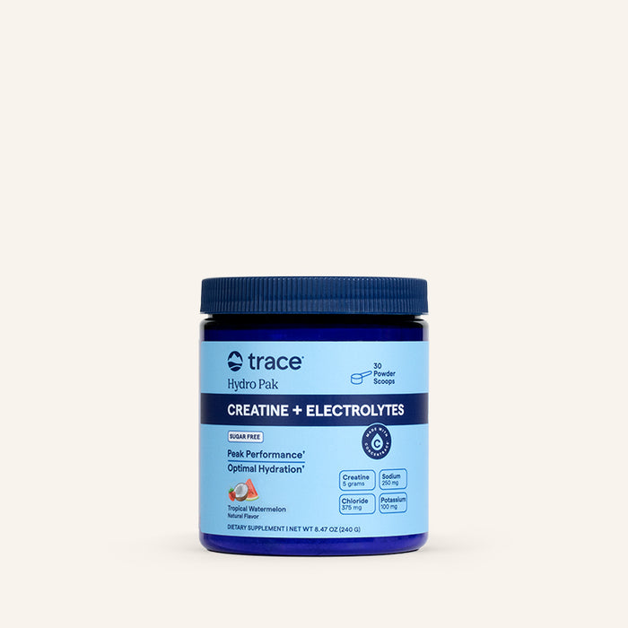 Trace Minerals Creatine+ Electrolytes Tropical 8oz