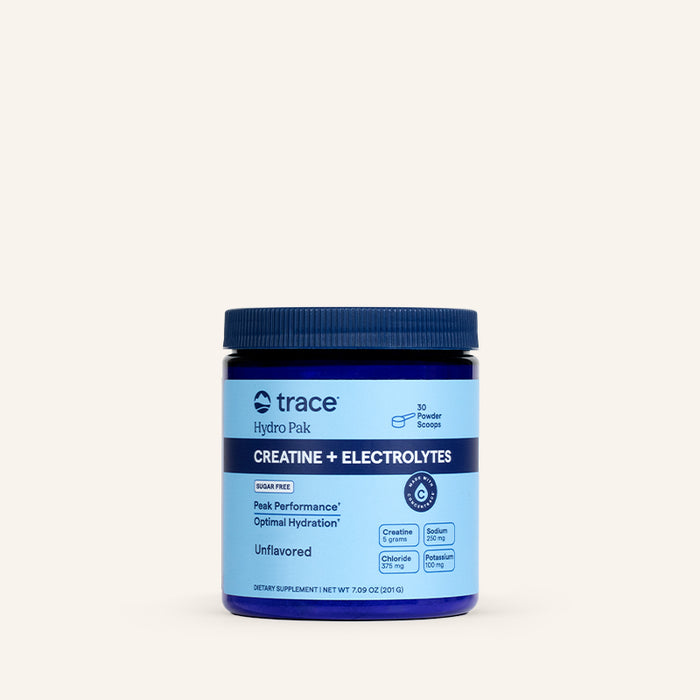 Trace Minerals Creatine+ Electrolytes Unflavored 7oz