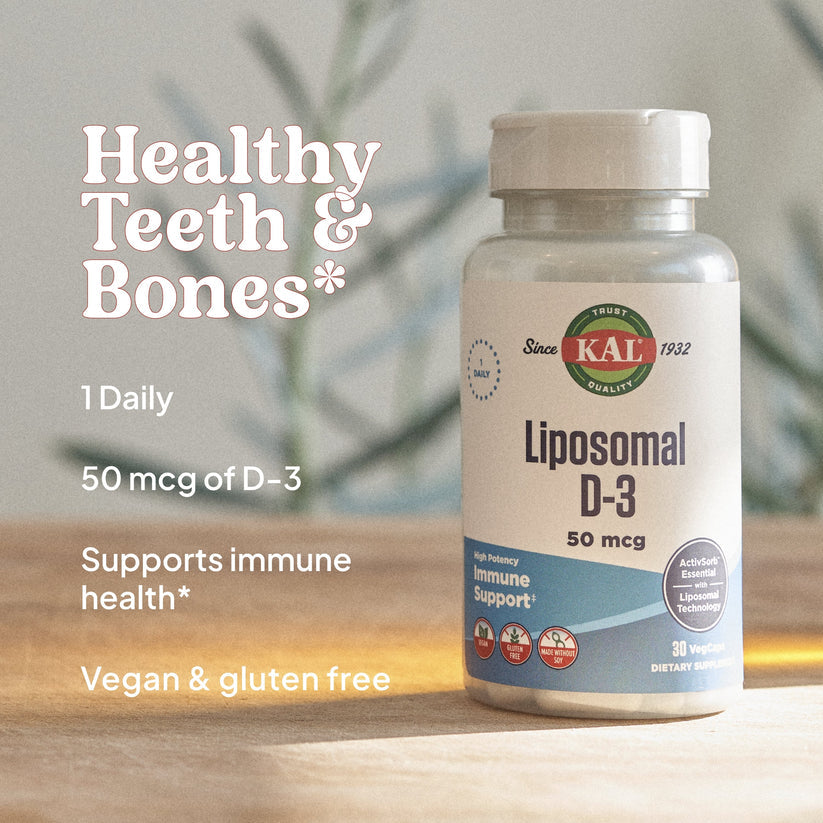 Kal D-3 Liposomal 50mcg 30cp-[HealthWay]