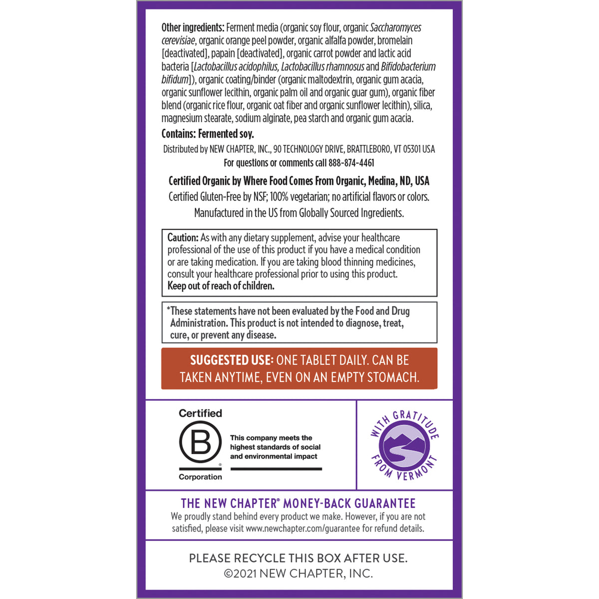 New Chapter EM One 24tb-[HealthWay]