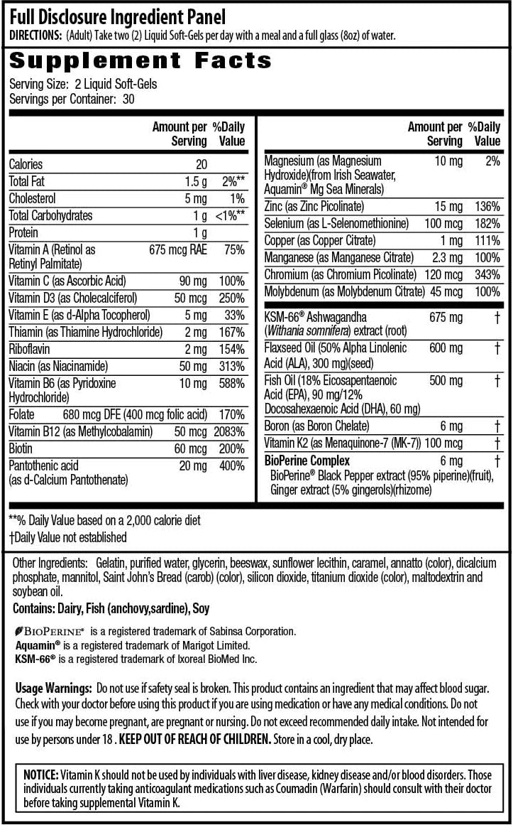 Irwin Daily Multi Testosterone UP 60sg-[HealthWay]