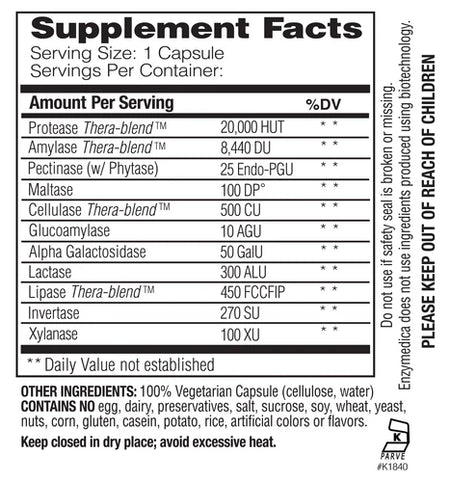 Enzymedica Digest Basic 90cp-[HealthWay]