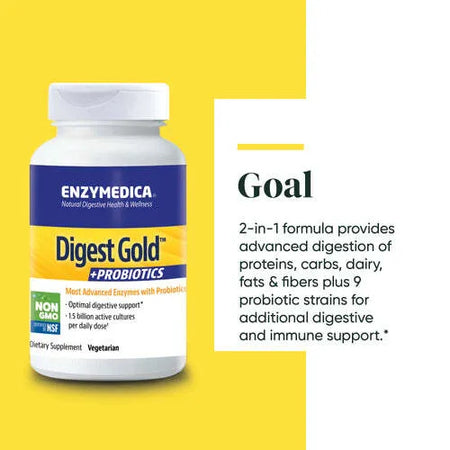 Enzymedica Digest Gold+Probiotics 45cp-[HealthWay]