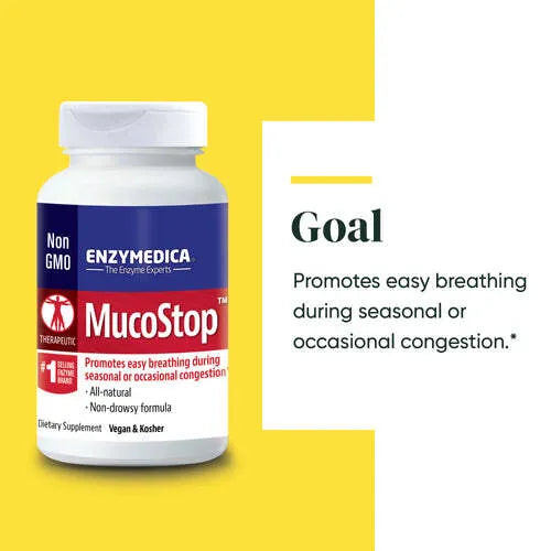 Enzymedica MucoStop 48cp-[HealthWay]