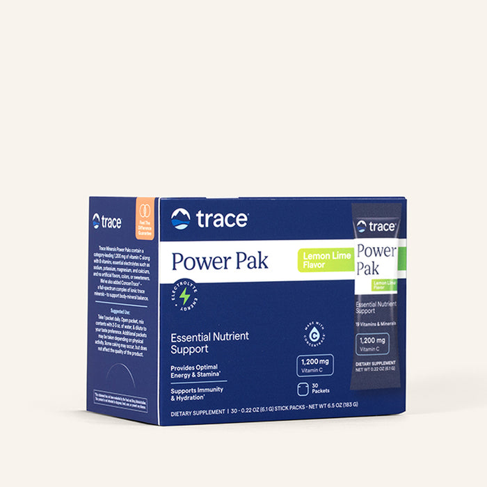 Trace Minerals Power Pak Lemon Lime 30pk