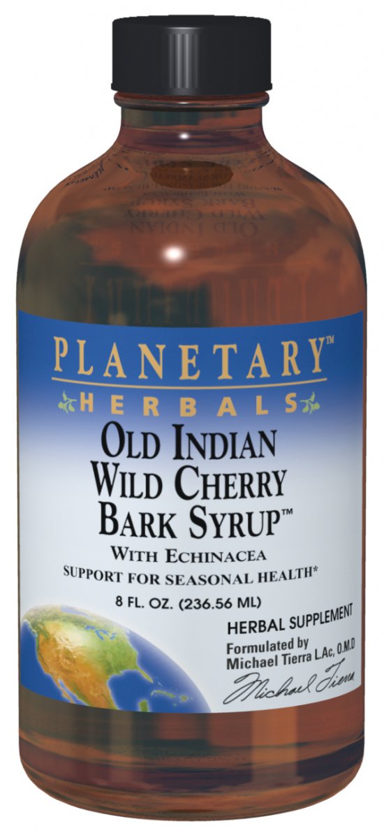 Planetary Wild Cherry Bark Syrup 8oz-[HealthWay]