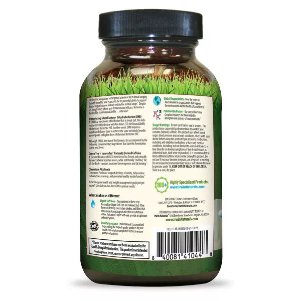 Irwin Naturals Berberine Fat Burner 56sg