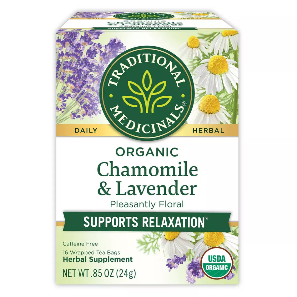 Traditional Medicinals Chamomile & Lavender Organic 16bg