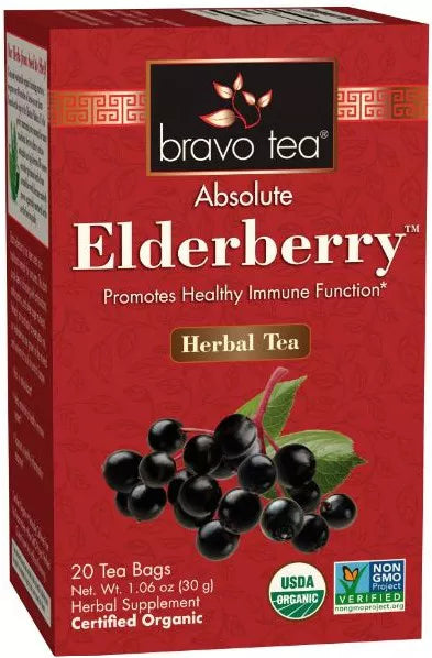 Bravo Tea Elderberry 20bg-[HealthWay]