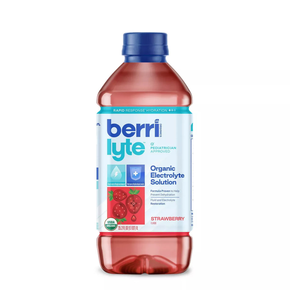 BerriLyte Electolyte Organic Strawberry 33oz