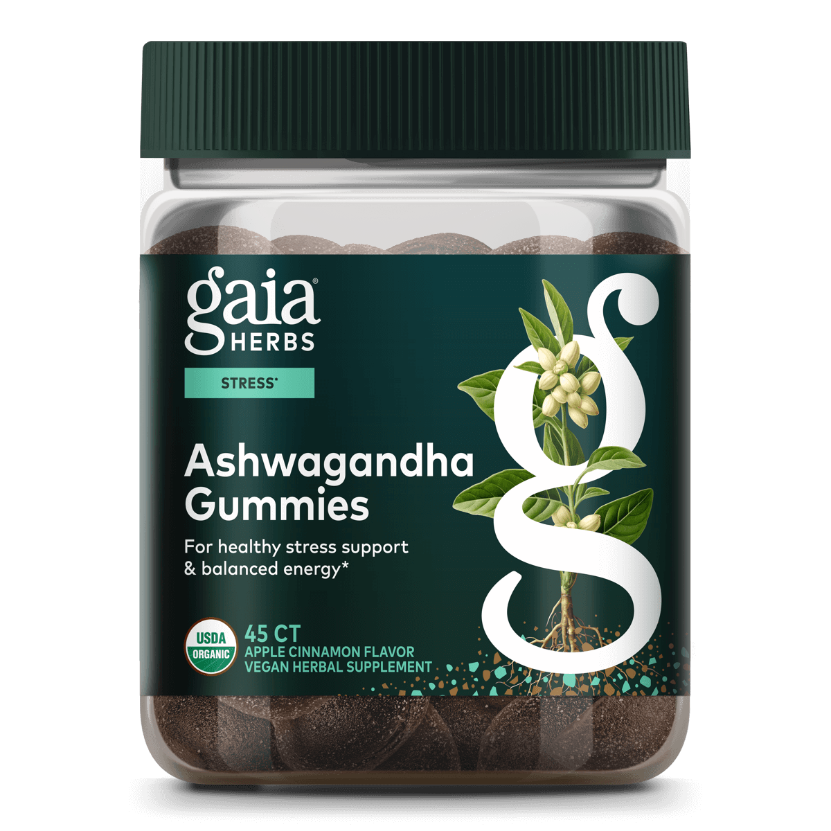 Front Label Gaia Ashwagandha 45ch | Healthway