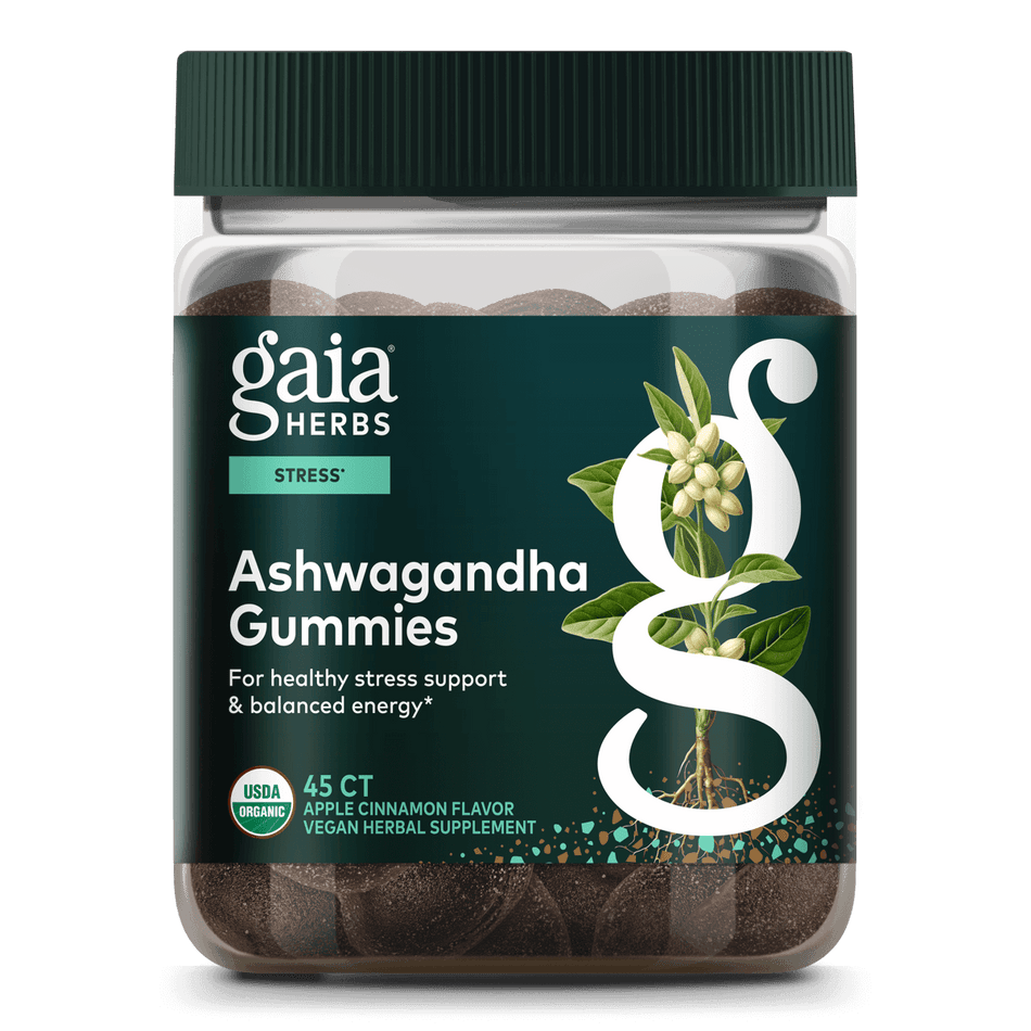 Front Label Gaia Ashwagandha 45ch | Healthway