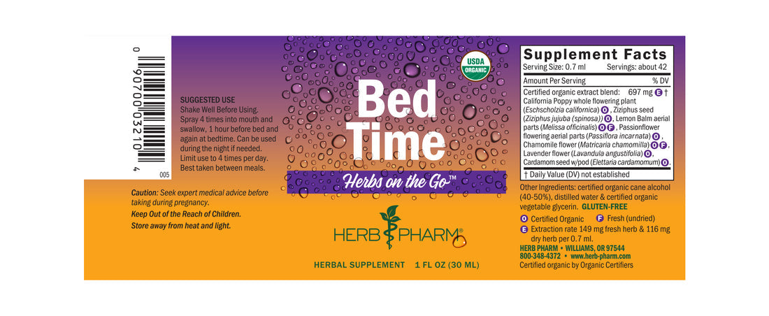 Herb Pharm Bed Time 1oz