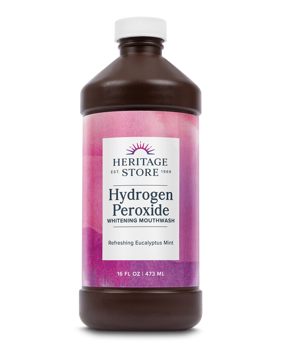 Heritage Hydrogen Peroxide MouthWash 16oz