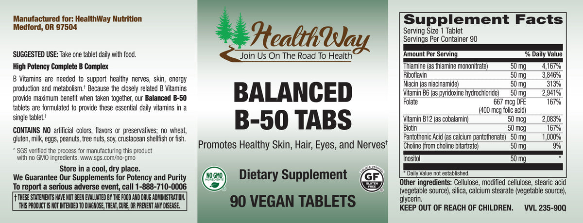 HealthWay Balanced B-50 90tb-[HealthWay]