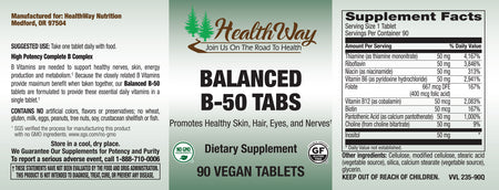 HealthWay Balanced B-50 90tb-[HealthWay]