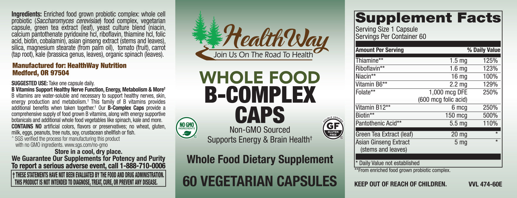 HealthWay B-Com WholeFood 60c-[HealthWay]
