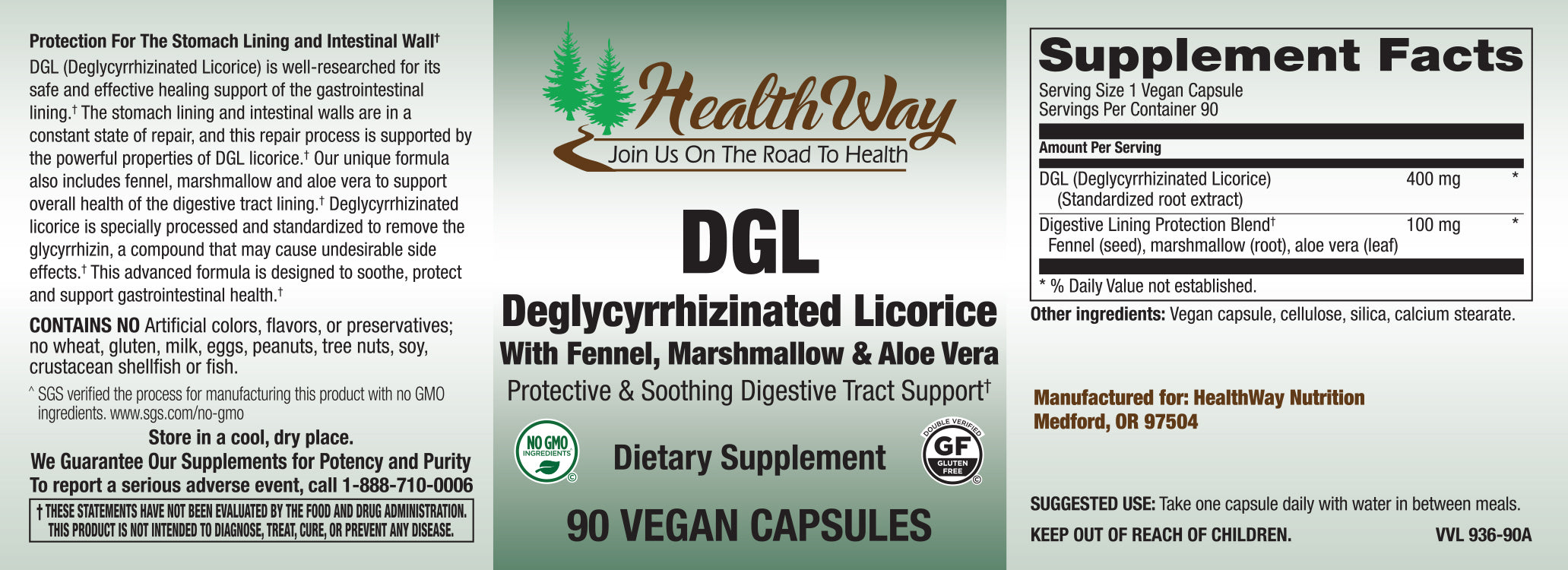 HealthWay DGL 90ct