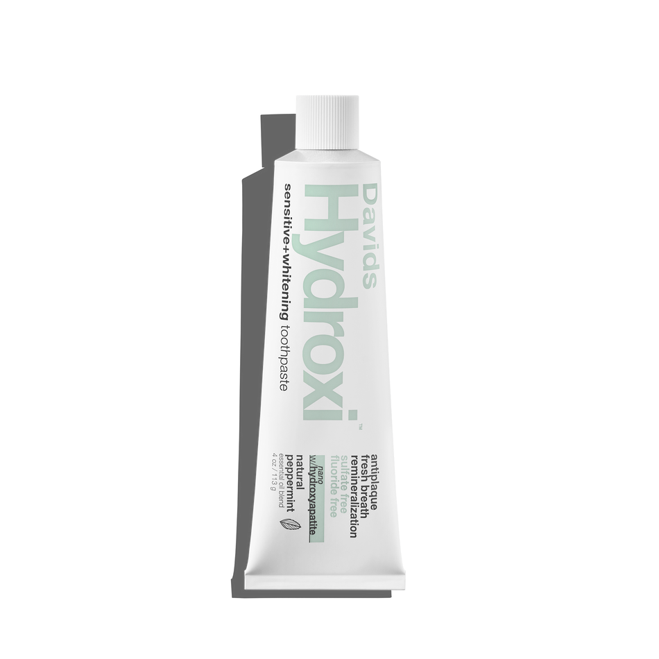Davids Hydroxi Toothpaste Sensitive Peppermint 4oz