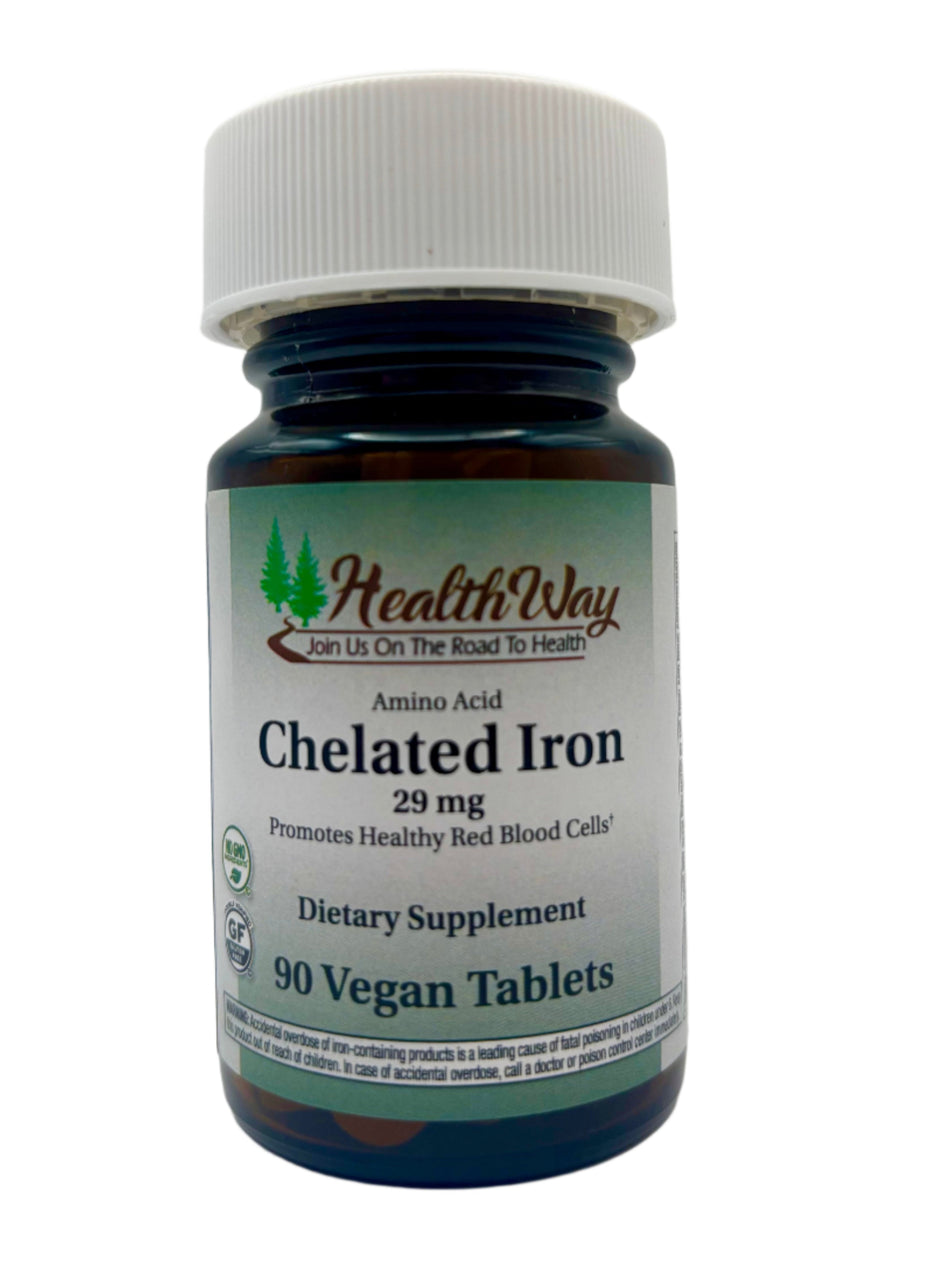 HealthWay Chelated Iron 29mg 90tb