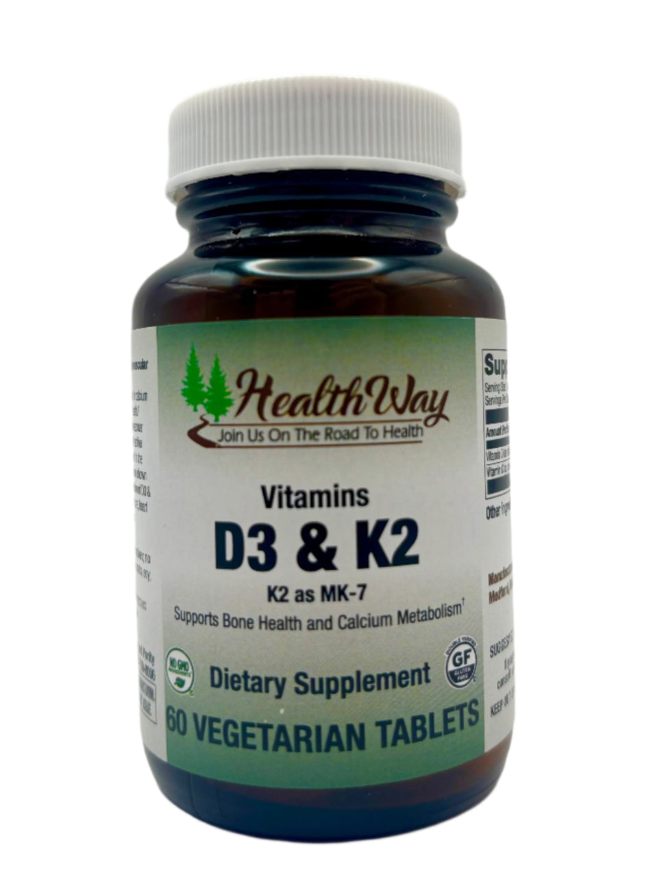HealthWay D3 K2 (MK-7) 60cp