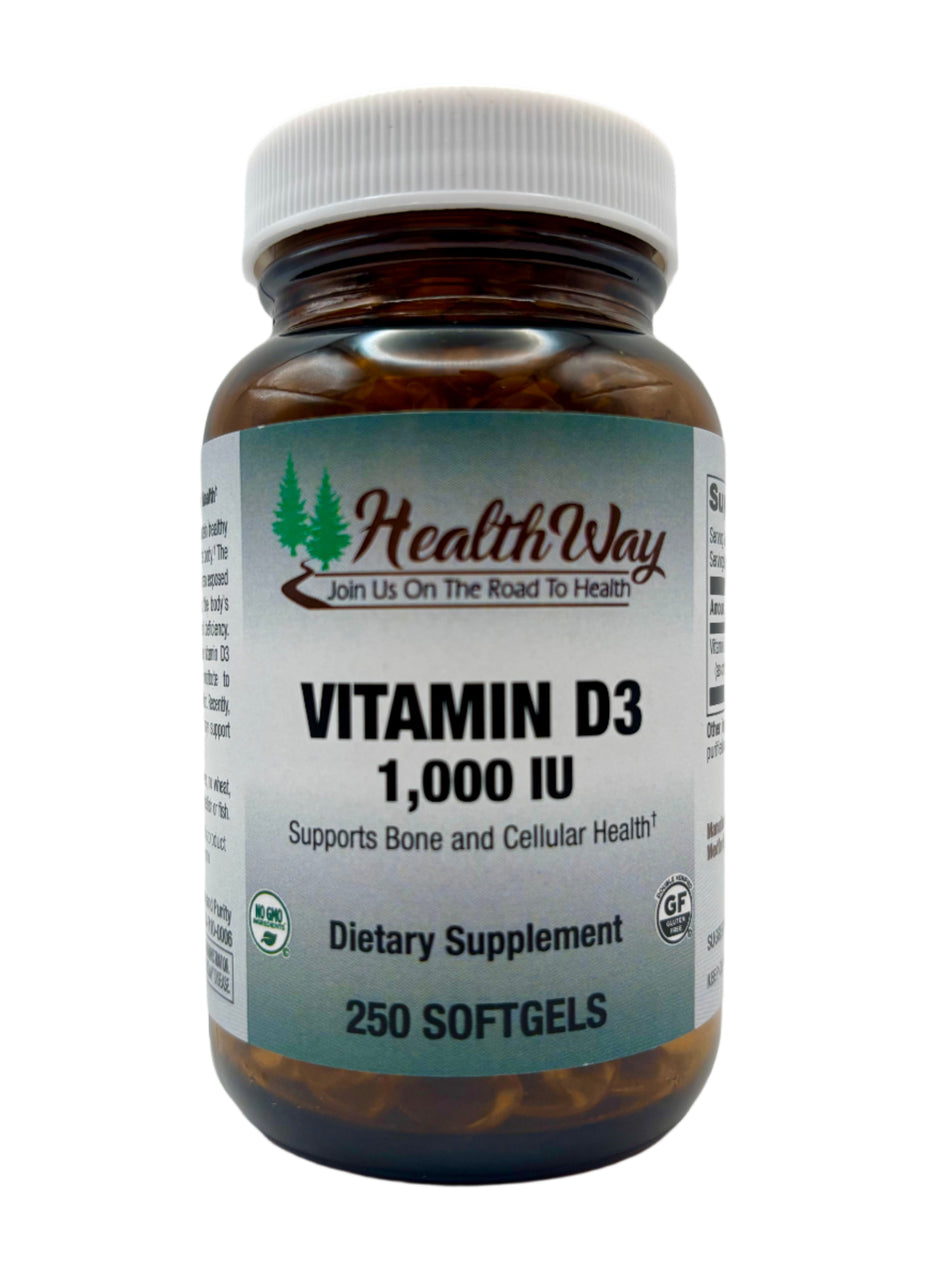 HealthWay Vit D3 1000IU 250sg